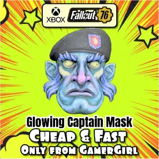 NEW Fastnacht GLOWING CAPTAIN MASK RARE    XBOX