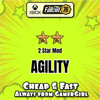 5X AGILITY 2 star Legendary Mods - XBOX