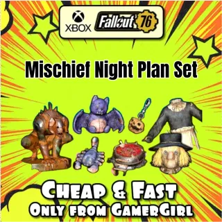  NEW Mischief Night all 16 Plans event set  2025 - XBOX