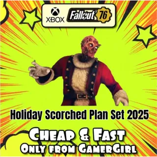 New 2025 Holiday Scorched Plan SET XBOX