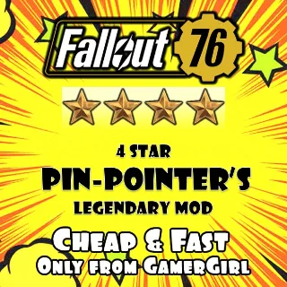5x PIN-POINTER'S 4 Star Legendary Mod Pinpointers  PC