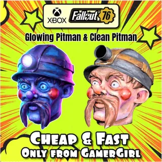  NEW Glowing Pitman and Clean Pitman Mask BUNDLE 2026 XBOX FASNACHT