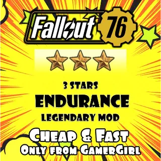 1 ENDURANCE 3 STAR LEGENDARY MOD PC