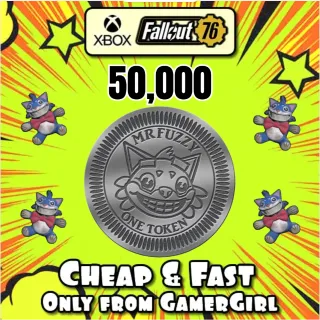 50,000 MR FUZZY TOKENS - XBOX