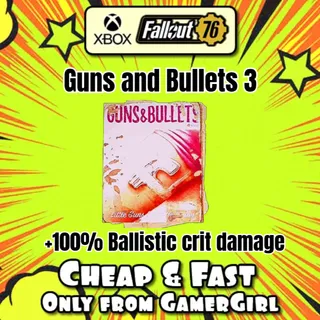 1000 Guns and Bullets 3 GB3 aid - 100% Ballistic Gun Critical Damage - XBOX