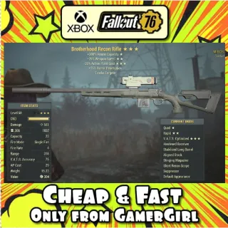 Brotherhood of Recon Rifle Q2525 Legacy GOD ROLL - XBOX