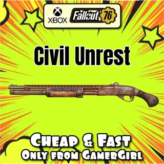 CIVIL UNREST GOD ROLL SHOTGUN -RARE XBOX