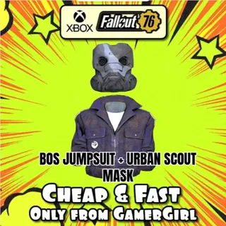 🔥 BOS Jumpsuit + Urban Scout Mask 🔥Bundle - XBOX