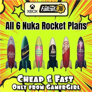 Full Nuka-Cola Rocket Camp Display Plan Bundle XBOX