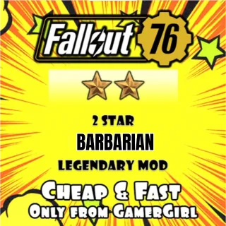 10 Barbarian Legendary mods - NEW 2 STAR - XBOX