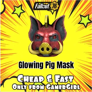 Fasnacht Glowing PIG Mask XBOX