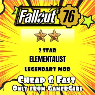 5X elementalist Legendary mods - NEW 1 STAR - 
