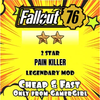 25 PAIN KILLER Legendary mods - NEW 2 STAR - XBOX