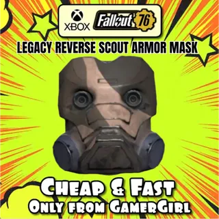 LEGACY REVERSE URBAN SCOUT ARMOR MASK - COLLECTORS PIECE - XBOX