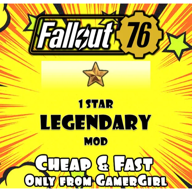 1 FURIOUS 1 STAR LEGENDARY MOD PC Fallout 76 Game