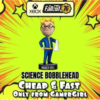 500 BOBBLEHEAD SCIENCE - FAST DELIVERY - XBOX