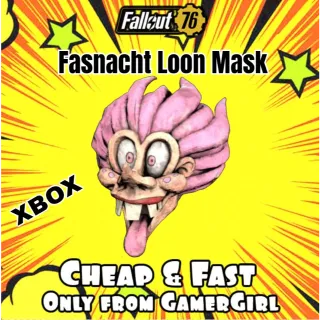 fasnacht loon mask  RARE DROP XBOX