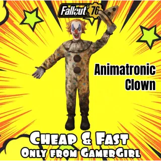 PLAN ANIMATRONIC CLOWN  (animated waving clown) 