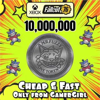 10,000,000 MILLION MR FUZZY TOKENS - XBOX