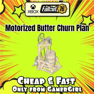 Motorized Butter Churn Plan  ( OIL PRODUCER JUNK ) - XBOX