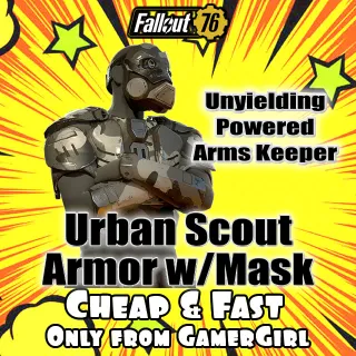 URBAN SCOUT  Armor full tradeable Uny Ap WWR SUPER RARE armor perks 