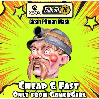  NEW Clean Pitman Mask 2026 XBOX FASNACHT