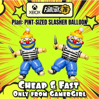 Plan: PINT-SIZED SLASHER BALLOON NEW - XBOX