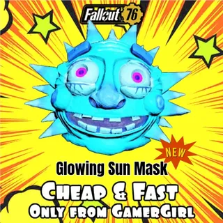 Fasnacht GLOWING SUN MASK RARE    XBOX