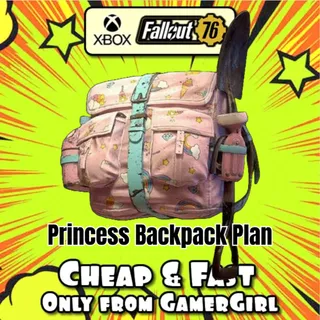 1 PRINCESS BACKPACK PLAN FOR XBOX