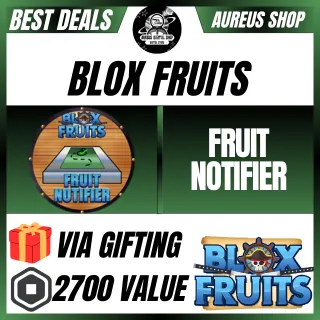 FRUIT NOTIFIER - BLOX FRUITS