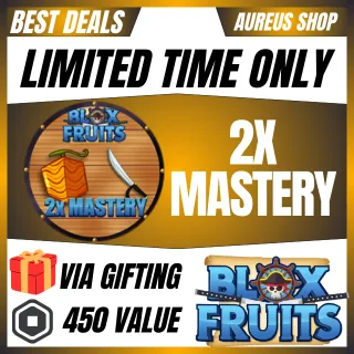 2X MASTERY - BLOX FRUITS