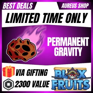 permanent gravity - blox fruits