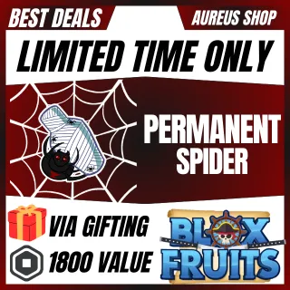 PERMANENT SPIDER - BLOX FRUITS