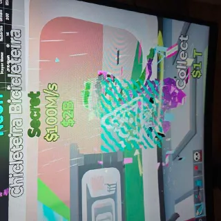 Fortnite Steal A Brainrot - Neon Chicleteira Bicicleteirä Secret