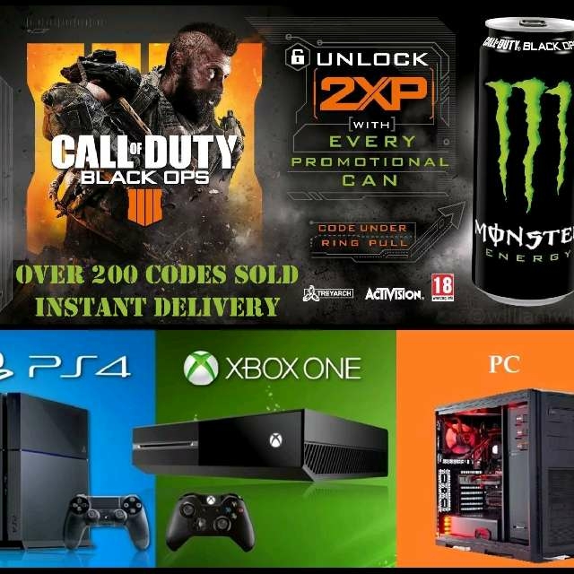 Black Ops 4 1hr 2x Xp Xbox One Games Gameflip