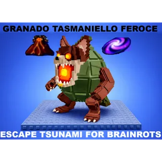 COLOSSAL GRANADO TASMANIELLO FEROCE WITH MAGMA & GALAXY TRAITS- ESCAPE TSUNAMI FOR BRAINROTS
