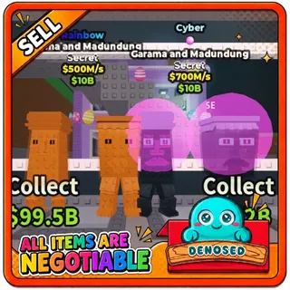 CYBER GARAMA AND MADUNDUNG AND RAINBOW GARAMA AND MADUNDUNG |- STEAL A BRAINROT