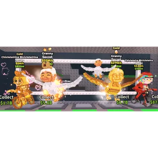 ASPACK (2X GRANNY WITH 2X BICYCLE GRANDCHILDREN)- STEAL A BRAINROT