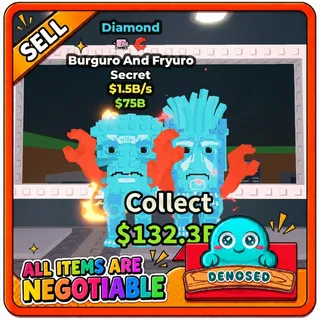 DIAMOND BURGURO AND FRYURO | 1.5B/s- STEAL A BRAINROT