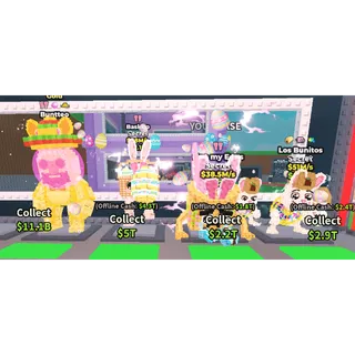 BUNDLE | EASTER EGG BASE ( BUNTTEO, NOO MY EGGS, BASKITO & LOS BUNITOS)- STEAL A BRAINROT