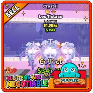 CRYSTAL LOS TICTACS| 1.3B/s - STEAL A BRAINROT
