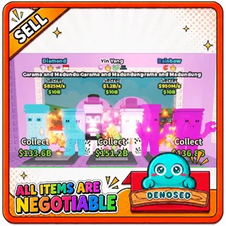 BUNDLE CHEAPSKIE 3x (COLORED GARAMA AND MADUNDUNG)- STEAL A BRAINROT