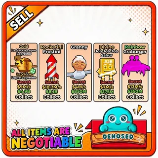 BUNDLE LOWKY#16 (EVENT LOOTS) -STEAL A BRAINROT