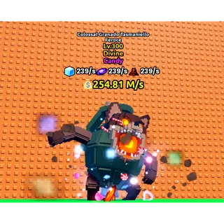 COLOSSAL 3x SIZE | GRANADO TASMANIELLO FEROCE WITH MAGMA & GALAXY & FROZEN TRAITS- ESCAPE TSUNAMI FOR BRAINROTS