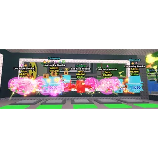 ASPACK (5X MUTATED & TRAITS LOS LUCKY & LOS TACO BLOCKS)- STEAL A BRAINROT