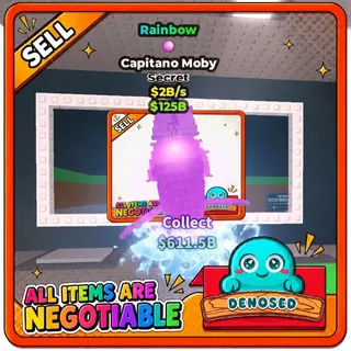RAINBOW CAPITANO MOBY | 2B/s- STEAL A BRAINROT