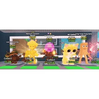 ASPACK (los cucarachas, miriachi corazoni , la cucaracha, mi gatito & tung tung tung sahur)- STEAL A BRAINROT