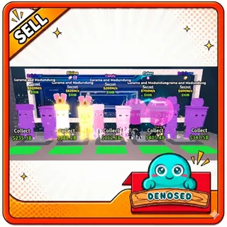 BUNDLE COLORED GARAMA AND MADUNDUNG- STEAL A BRAINROT
