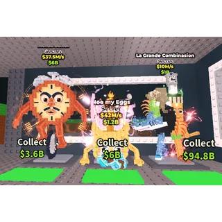 LA EASTER GRANDE PACK |  ( NOO MY EGGS & LA GRANDE COMBINASION & TICTAC SAHUR) - STEAL A BRAINROT