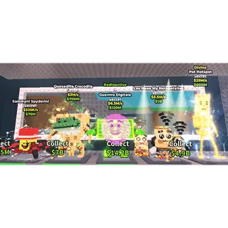 ASPACK (QUESADILLA CROCODILA, SAMMYNI SPYDERINI, DIVINE POT HOTSPOT,GUERRIRO DIGITALE & MY HOTSPOSITOS )-STEAL A BRAINROT 